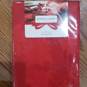Red  Christmas tablecloth